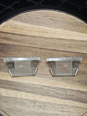 2w93-13a696-af Jaguar 04-09 X358 X350 Xj8 Xjr License Plate Light Lens Cover Set L&r Oem