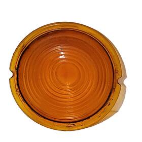 Kd Ls-370 Glass Signal Lens Amber Ls370 3.5-inch-wide Truck Bus Caution Warning Ratrod