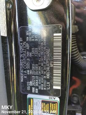 92102cv020 Kia Passenger Right Headlight Fits 22-24 Ev6 8098538