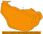 924522k500 Kia Reflector-reflector Oem 12-13 Soul Rear