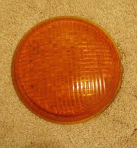 2802 L.l. Co Ls-385 Amber Glass Lens 6-7/8 Inch Diameter Ls 385 2802 L.l. Co Ls-385 Amber Glass Lens 6-7/8 Inch Diameter Ls 385