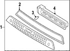 5s4z13a613bb Lamp Genuine Oem Mount Ford High