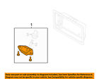 F6uz13550aa Lamp Ford License Lamps-rear Lamps-license Oem