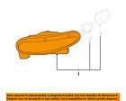 10333736 Lamp Lacrosse-park 05-09 Buick Gm Oem Turn