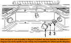 F37z13550a Lamp Lamps-license License Ford Lamps-rear Oem Left