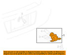 22799748 Lamps-license License Gm Lamps-rear Oem Lamp