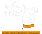 88937022 Lamps-rear Lamps-applique Combination 02-09 Envoy Oem Gm Gmc