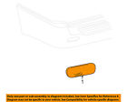 15000433 Left Gm Oem Rear Reflector-reflector