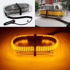 Light Bar Roof Strobe Emergency Led 240 Warning Flash Yellow Hazard Top