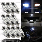 4-led-rs-234-whx10 Light Festoon Bulb Single White - Bright Map Glove Dome Led 10x 4-smd 31mm Box