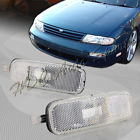 Mtx-09-734 Lights Nissan 93-97 Altima Housing Signal Lamps Parking Chrome Turn Bumper