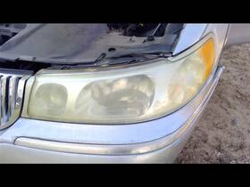 114-01544cl Lincoln Driver Left Headlight Fits 01-02 And Town Car 535764