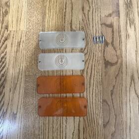 C1vf-13215-a Lincoln Fomoco Ford Oem Factory Original 1961 1964 1967 61-67 Continental Left Right Lens Turn Signal Parking