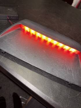 176.mz1t17 Mazda 2014-2021 6 3rd Third Brake Light High Mount