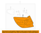 Br5s51170d Mazda Lamps-rear Lamps-lens 3 07-09 Combination Oem Housing