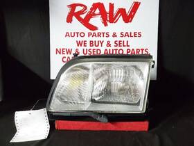 03024540111 Mercedes-benz 92 500 Driver Left Headlight Nice Clear Lense With Wiper Oem 43177