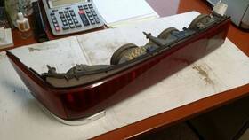 166-01353r Mercury Passenger Right Tail Light 4 Door Fits 88-91 Topaz