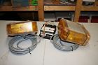 Mini Strobe Truck Whelen Top Snow Lightbar Lights Corner Dump Amber Pair