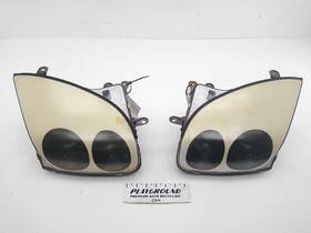 114-58412l Mitsubishi 3000gt Dodge Stealth Pair Of Front Headlight Lamp Fits 1995-1998 95