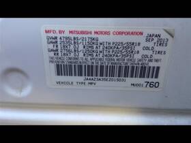 166-11010l Mitsubishi Driver Left Tail Light Incandescent Fits 14-15 Outlander 83011
