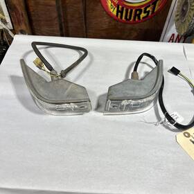 1863385 Mopar 1960 Dodge Lh And Rh Parking Light Assemblies Complete Very Nice 1863385 Mopar 1960 Dodge Lh And Rh Parking Light Assemblies Complete Very Nice