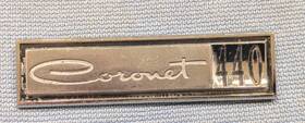 2672136 Mopar 2582146 1965 Dodge Coronet 440 Interior Door Panel Emblem Badge Plaque Oem