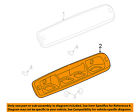 5978318 Mount Oem-high Lamp Brake Gm Light-high 5978318 Mount Oem-high Lamp Brake Gm Light-high