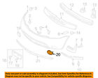 622578j000 Murano Left Cover Bumper-lamp Oem Front 03-05 Nissan