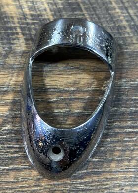Cb9628 Nash 1947-48 License Plate Lamp Bezel Inch Su