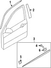 1243103101 Oem Genuine Screw Rocker Molding Kia