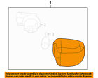 26510-zq00a Oem Nissan License 26510zq00a Lamp Lamps-rear-license