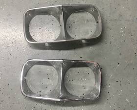 2024-0007 Oldsmobile 122624a/2024-0007 1973 Delta 88 Headlight Bezels Donk 73 Olds