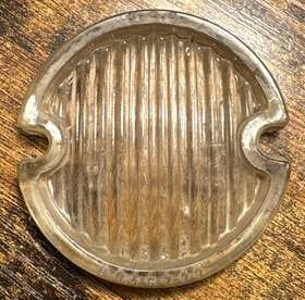 B3-56 Oldsmobile 1956 Clear Glass Backup Light Lens Guide 2.5 Inch Od Oem