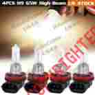 Pack4 Aftermarket H9 65w Standard Halogen Bulb For Headlight High Beam Position Lamp