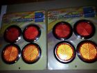 Package 2 Red 4 2pack Reflectors Stick Amber