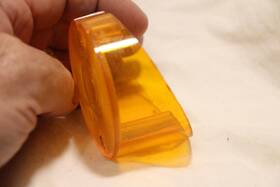 2424475 Plymouth Oem 1963 1964 Valiant Amber Parking Directional Light Lens 63-l