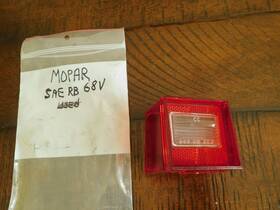 2853011 Plymouth Mopar 1968 Valiant Backup Lens Left Hand Rear Nos