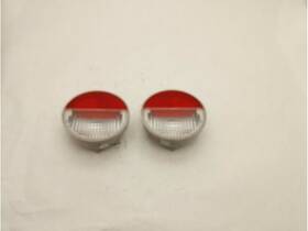 167.gm2w07 Pontiac Solstice Pair Of Bumper Mounted Rear Backup Lights Lamps Fits 2006-2010