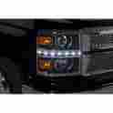 Putx0006 Putco Chrome Aluminum Led Dayliners For 2014-2015 Chevy Silverado Ld By