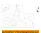 15734237 Retainer Lamps-headlamp Gm Assembly Headlamp-front Oem