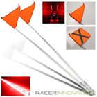 Ri-120284 Racerinnovation Feet Red Led Whips Light Pole Bar Flags For Ri-120284 Racerinnovation Feet Red Led Whips Light Pole Bar Flags For