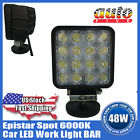 Ip67 Road Tractor Headlight 6000k 48w Work Lamp Led Atv Spot Epistar Light 4wd Truck 2x