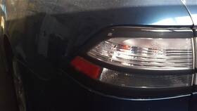 166-50825l Saab Driver Tail Light Sedan 4 Door Quarter Panel Mounted Fits 08-11 9-3 28743