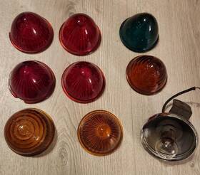 Bl-25 Saf-t-ray Red Amber Lens Beehive 2 1/2 Inch Bolster Multi