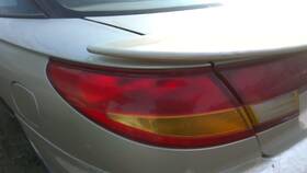 166-02549l Saturn Driver Tail Light Coupe Quarter Panel Mounted Fits 97-00 S Series