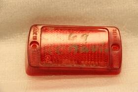 Saep169 Seima For Renault 2081rd 1969 Red Side Marker Light Lens 5209 Made In France