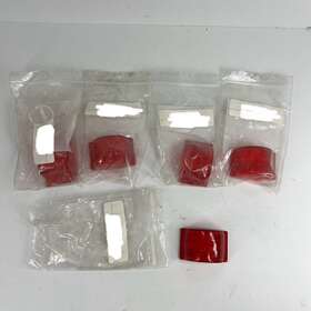 Dz-103 Ser-do Marker Light Lens Red Clearance Lot Of 5