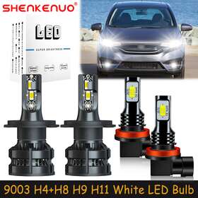 Skn-h4 Shenkenuo H11 For Honda Fit 2015 2016 2017 White Led Headlight Bulb High Low Beam Fog Light Z8