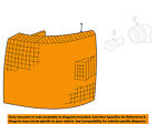 7d0953042e Signal Light Eurovan-turn Volkswagen Oem Seal Lens Vw 99-03