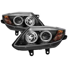 5029676 Spyder Led Halo Projector Headlights Set For 2003-2008 Bmw Z4 Black